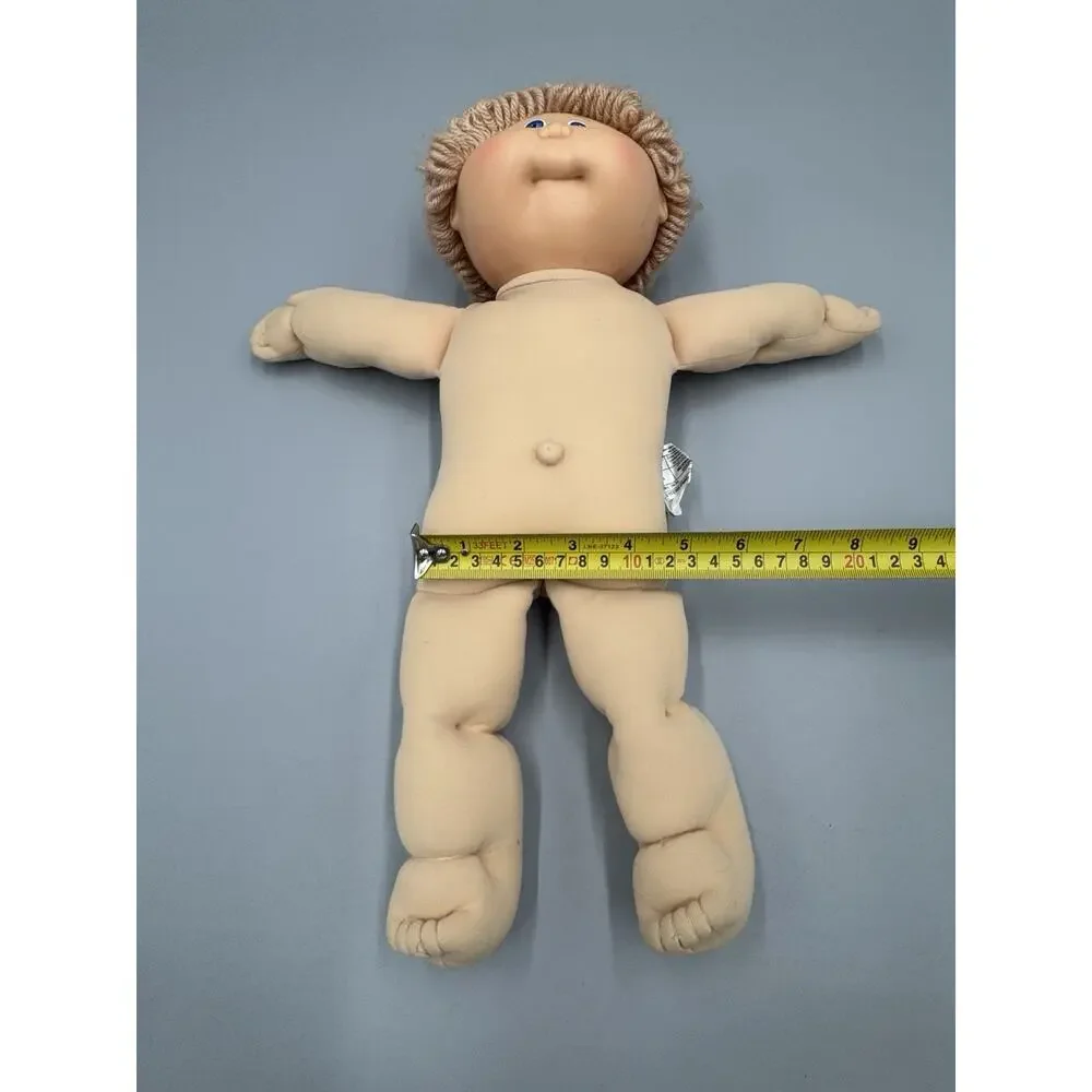 Vintage 1982 Cabbage Patch Kids Boy Doll Blonde Hair Blue Eyes